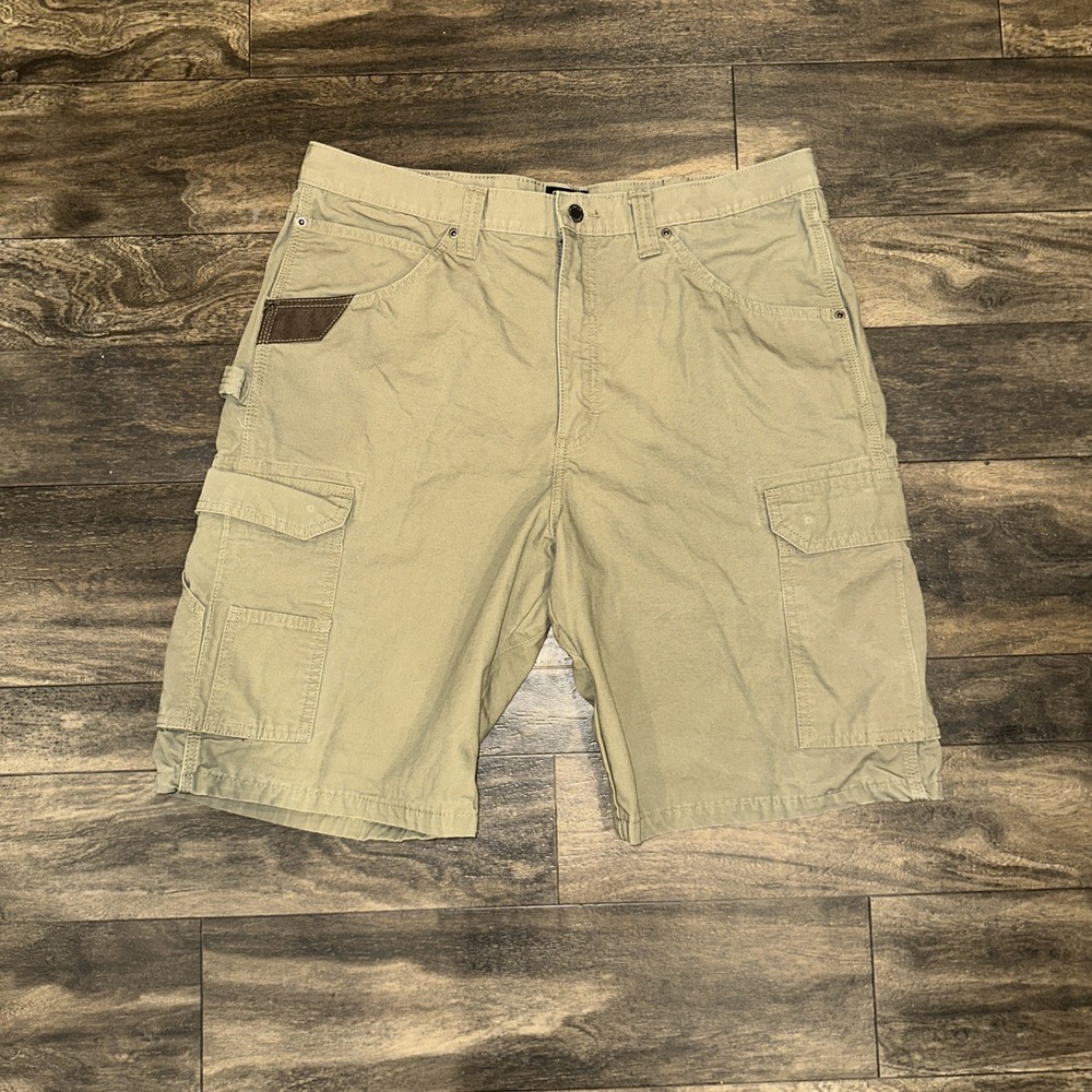 Wrangler Shorts Workwear Cargo Utility Ripstop Ranger Men's Size 38 Inseam 11"